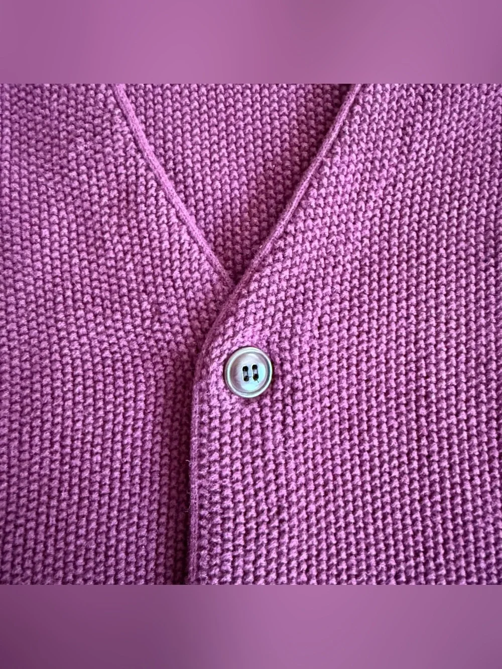 Vintage 90s Eddie Bauer AKA Burgundy Cotton Knit Sweater Vest ~ Size Large